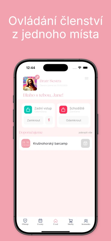 Blaho & work — ovládání členství a dveří z jednoho místa